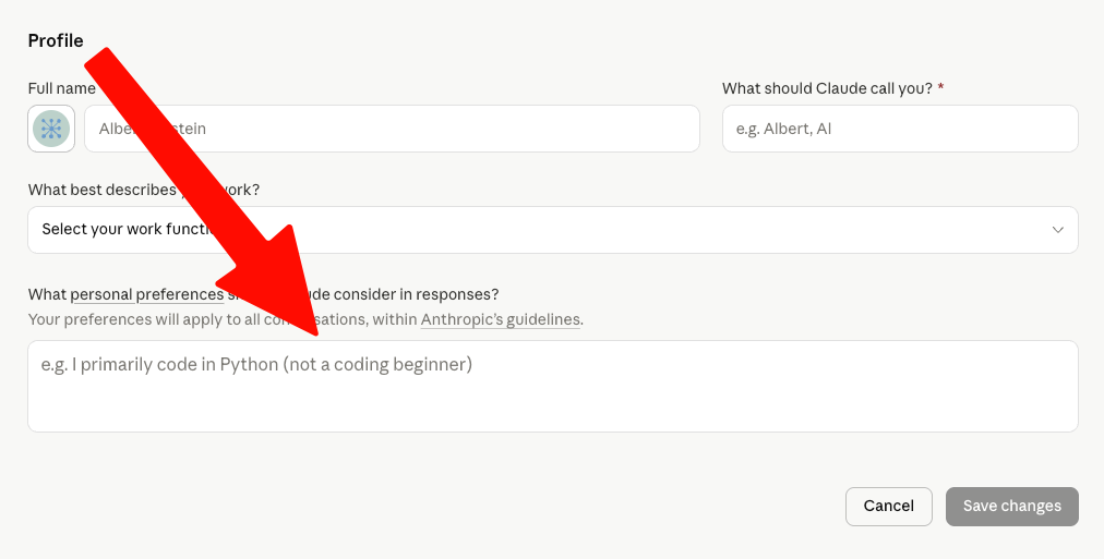 claude.ai settings general
